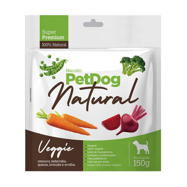 Biscoito Petdog Natural Veggie 150 g