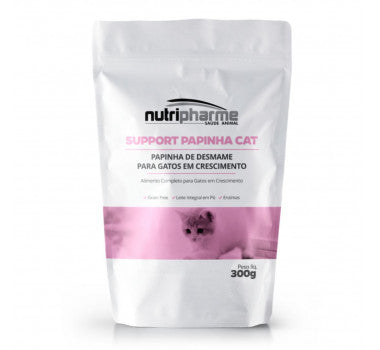 Suplemento Vitamínico Support Papinha Cat Nutripharme para Gatos 300 g