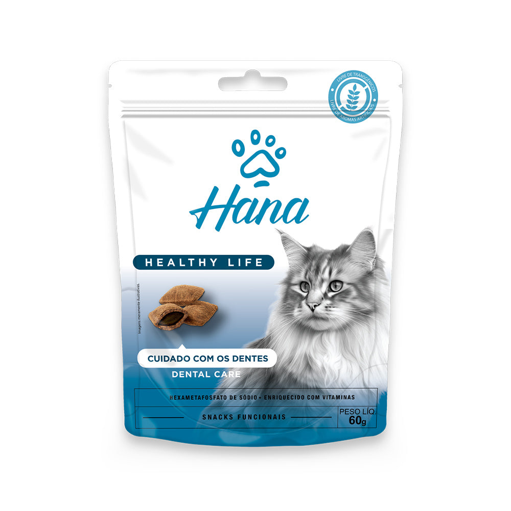 Petisco Hana Nuggets Dental Care para Gatos 60 g