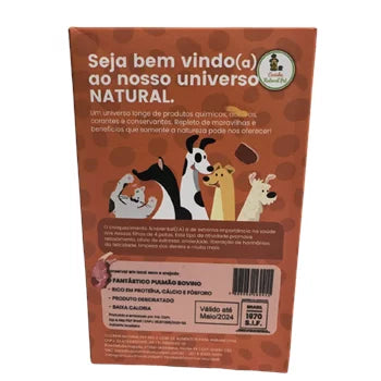 Petisco Cozinha Natural Pet O Fantástico Pulmão Bovino 50 g