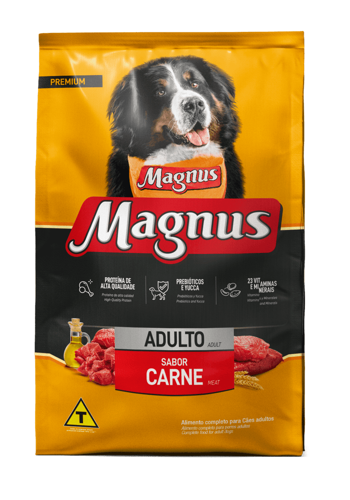 Ração Magnus para Cães Adultos Sabor Carne