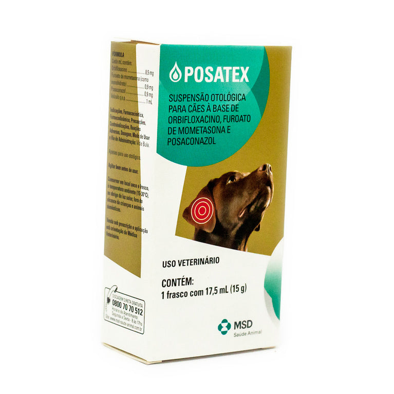 Anti-inflamatório MSD Posatex para Cães e Gatos 17,5 mL