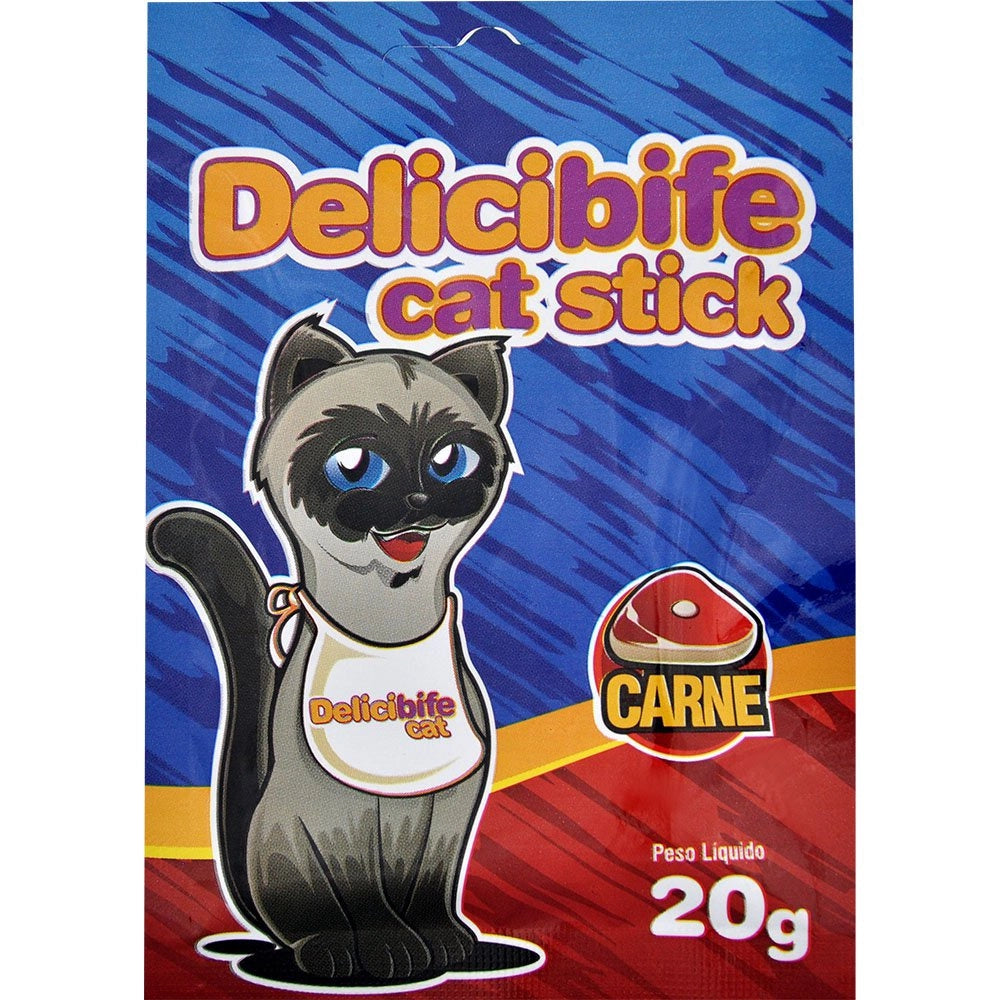 Bifinho Delicibife Cat Stick para Gatos Sabor Carne 20 g