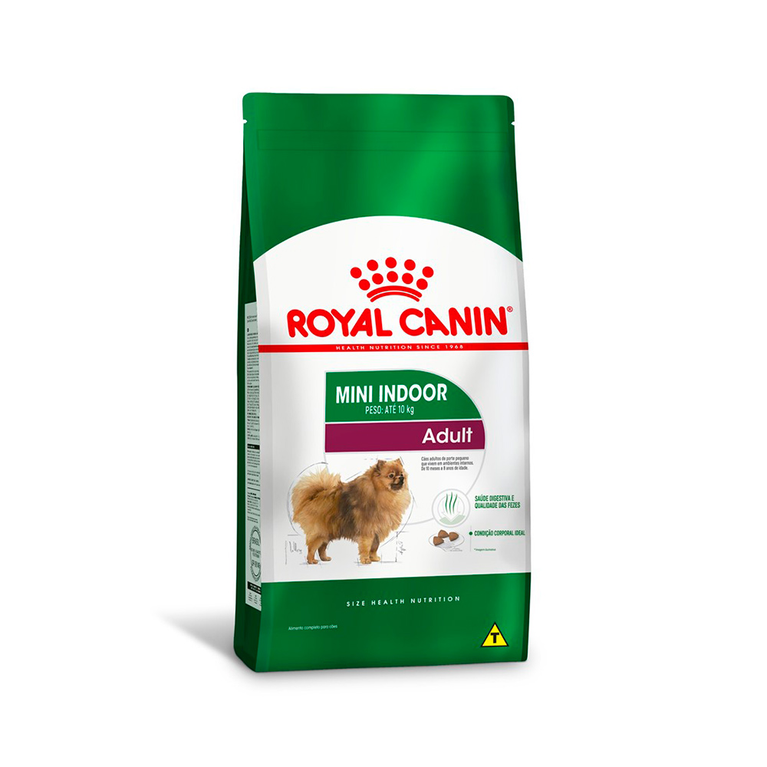 Ração para Cães Royal Canin Mini Indoor Adult Raças Pequenas Adultos Ambientes Internos