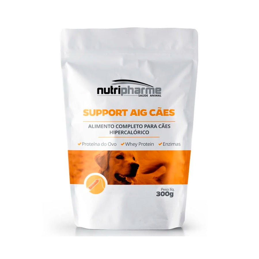 Suplemento Vitamínico Support Aig Hipercalórico Nutripharme para Cães 300 g