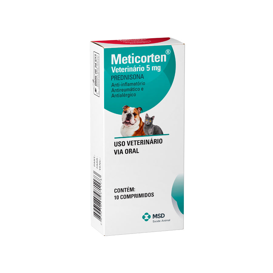 Anti-inflamatório MSD Merticorten Vet para Cães e Gatos