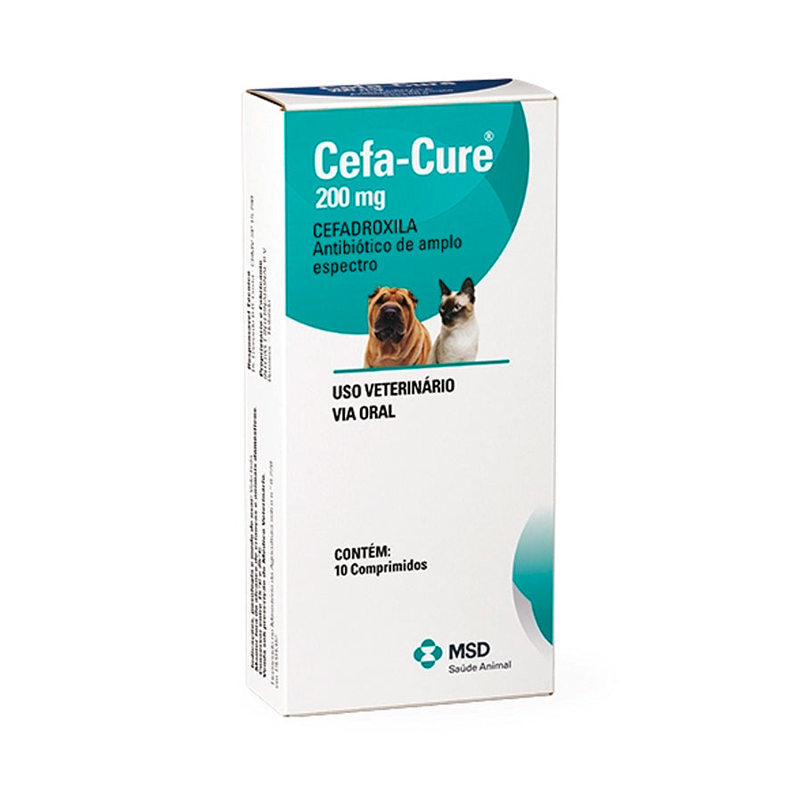 Antibiótico Cefa-Cure MSD para Cães e Gatos