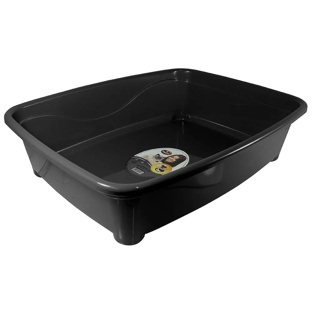 Bandeja Higiênica Classic Furacão Pet para Gatos Preto