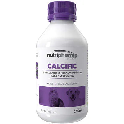 Suplemento Vitamínico Calcific Nutripharme para Cães e Gatos