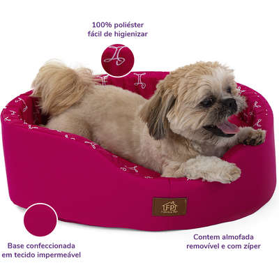 Cama Fábrica Pet Europa Paris Pink