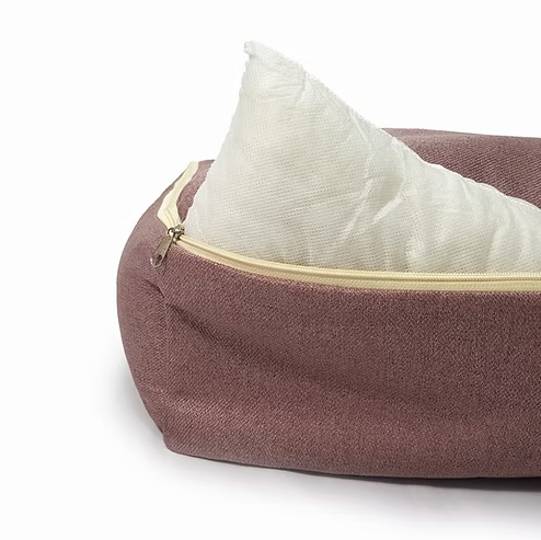 Cama Linho Balbek Fábrica Pet Rosé para Cães e Gatos