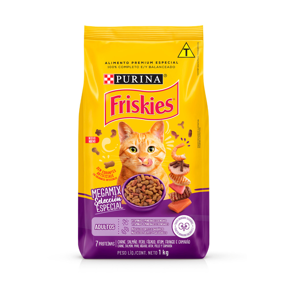 Ração Friskies Megamix para Gatos Adultos