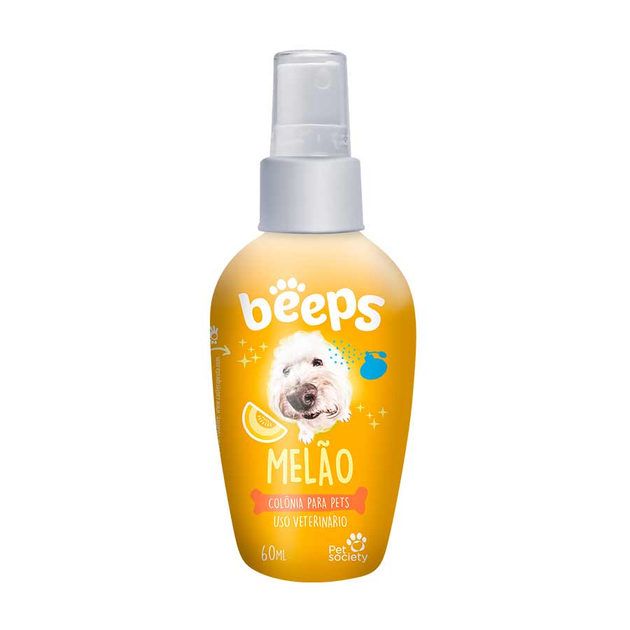 Colônia Beeps Melão para Cães e Gatos 60 mL