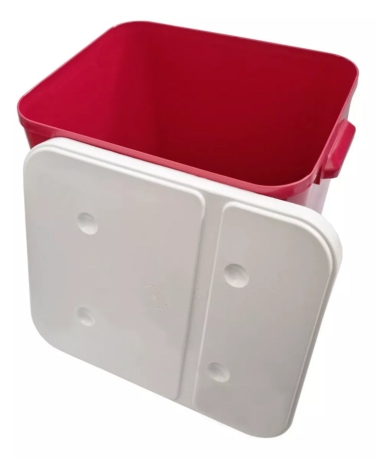 Porta Ração Container Furacão Pet Vermelho 15 Kg