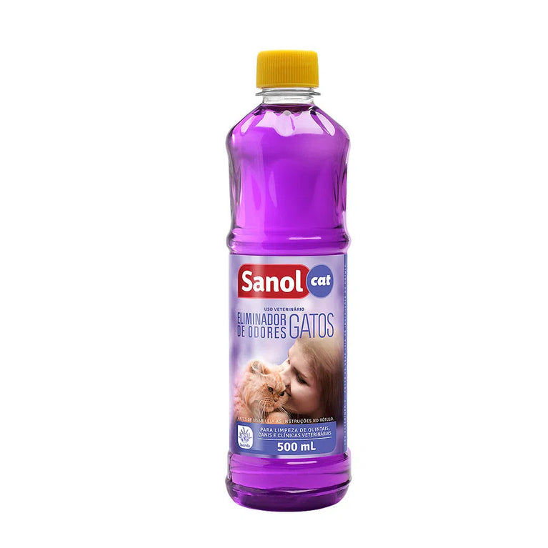 Eliminador de Odores Sanol Cat para Gatos Lavanda 500 mL