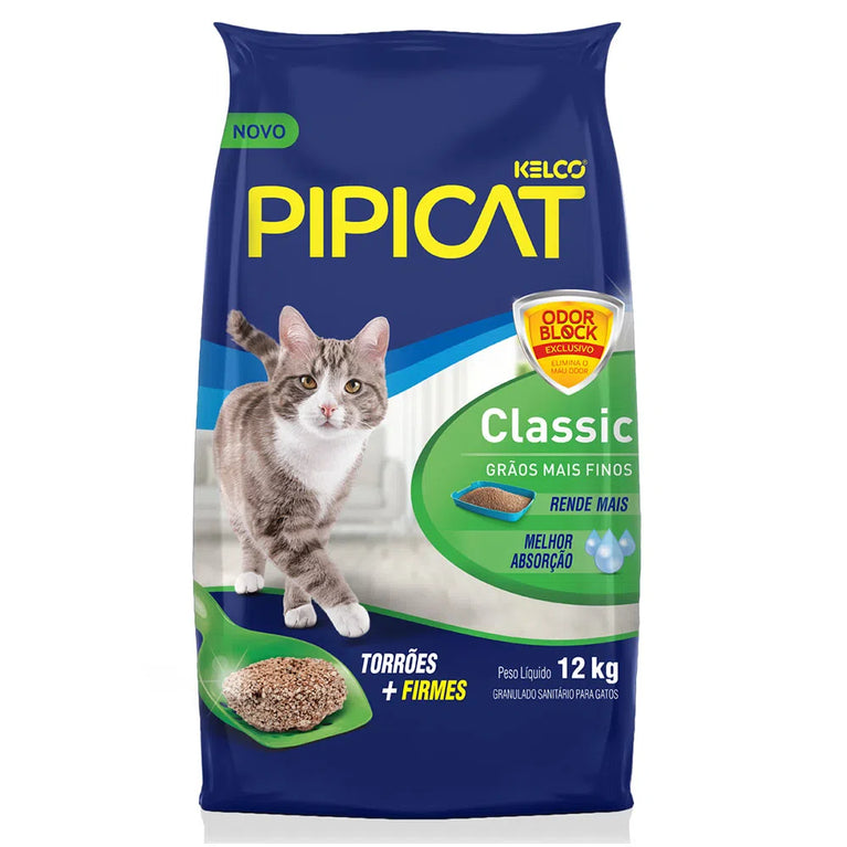 Areia Higiênica para Gatos Pipicat Classic