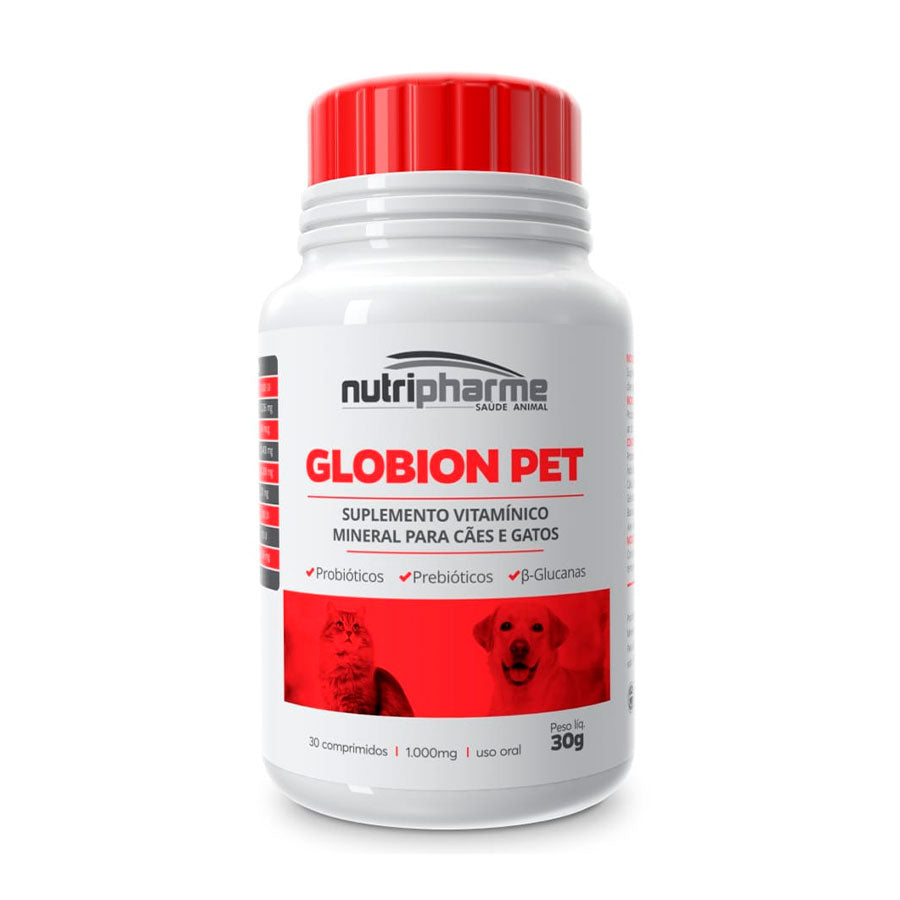 Suplemento Vitamínico Globion Pet Nutripharme para Cães e Gatos