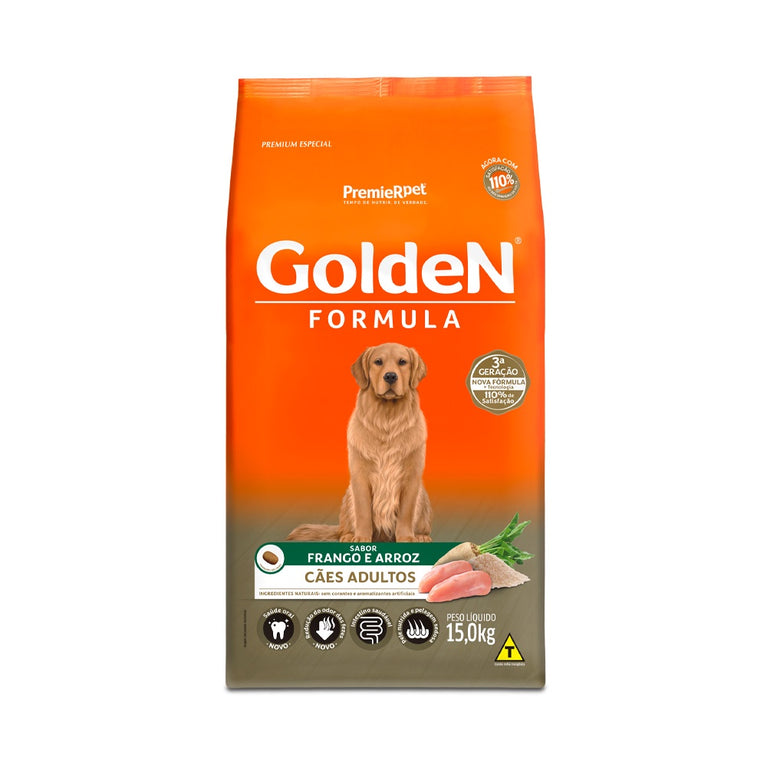 Ração Golden Fórmula para Cães Adultos Sabor Frango