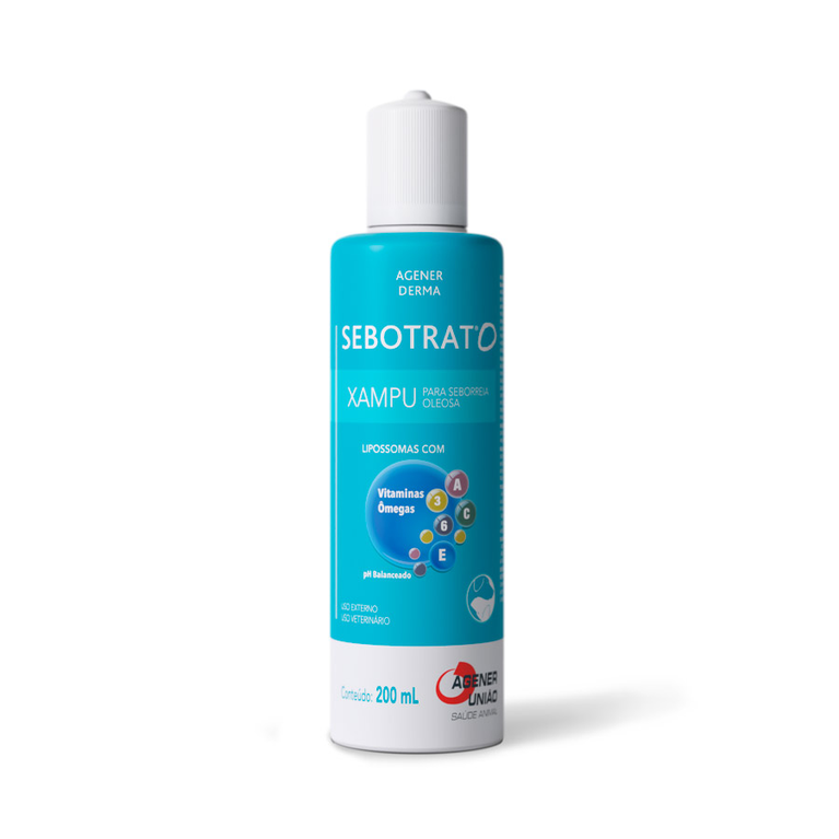 Shampoo Agener União Sebotrat O para Cães 200 mL