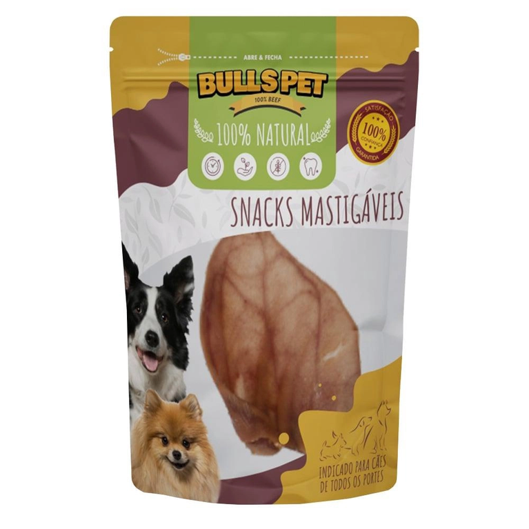 Petisco Bulls Pet Puresnack Orelha Suína para Cães 1 Unidade