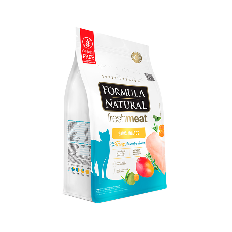 Ração Fórmula Natural Fresh Meat para Gatos Adultos Sabor Frango