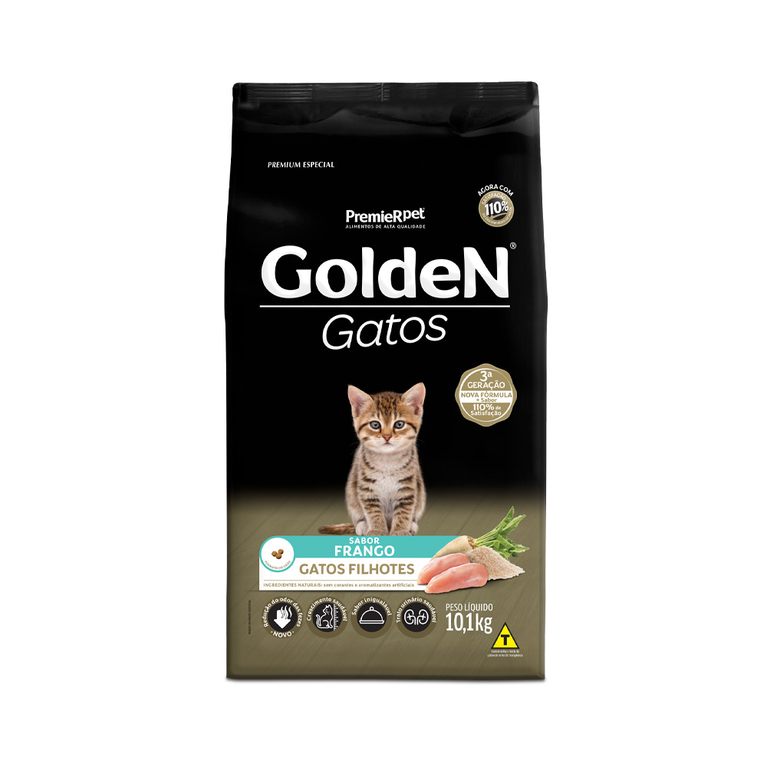 Ração Golden para Gatos Filhotes Sabor Frango