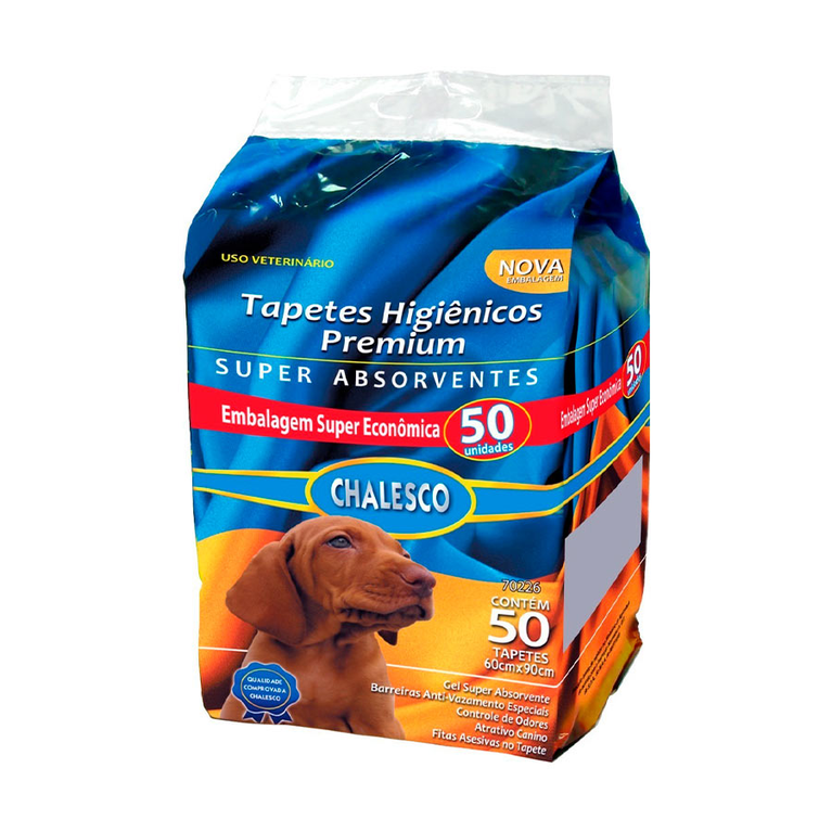 Tapete Higiênico Chalesco Premium para Cães 60x90 cm