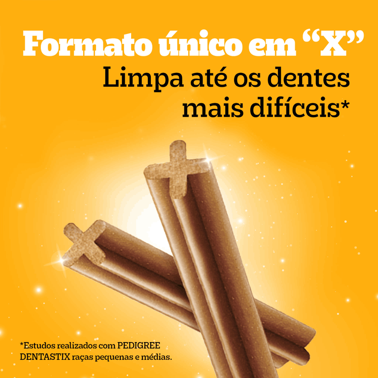 Petisco Pedigree Dentastix Cuidado Oral para Cães Adultos de Raças Médias