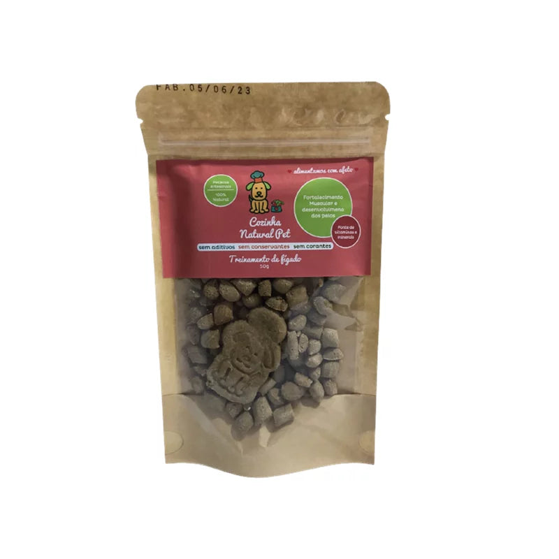 Petisco Cozinha Natural Pet Treinamento de Figado 50 g