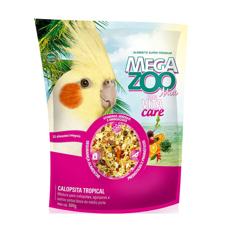 Ração Megazoo Mix para Calopsita Tropical