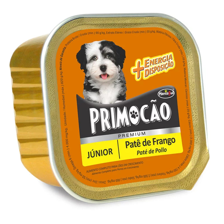 Ração Primocão Premium para Cães Júnior Sabor Pate