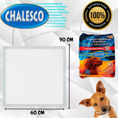 Tapete Higiênico Chalesco Premium para Cães 60x90 cm