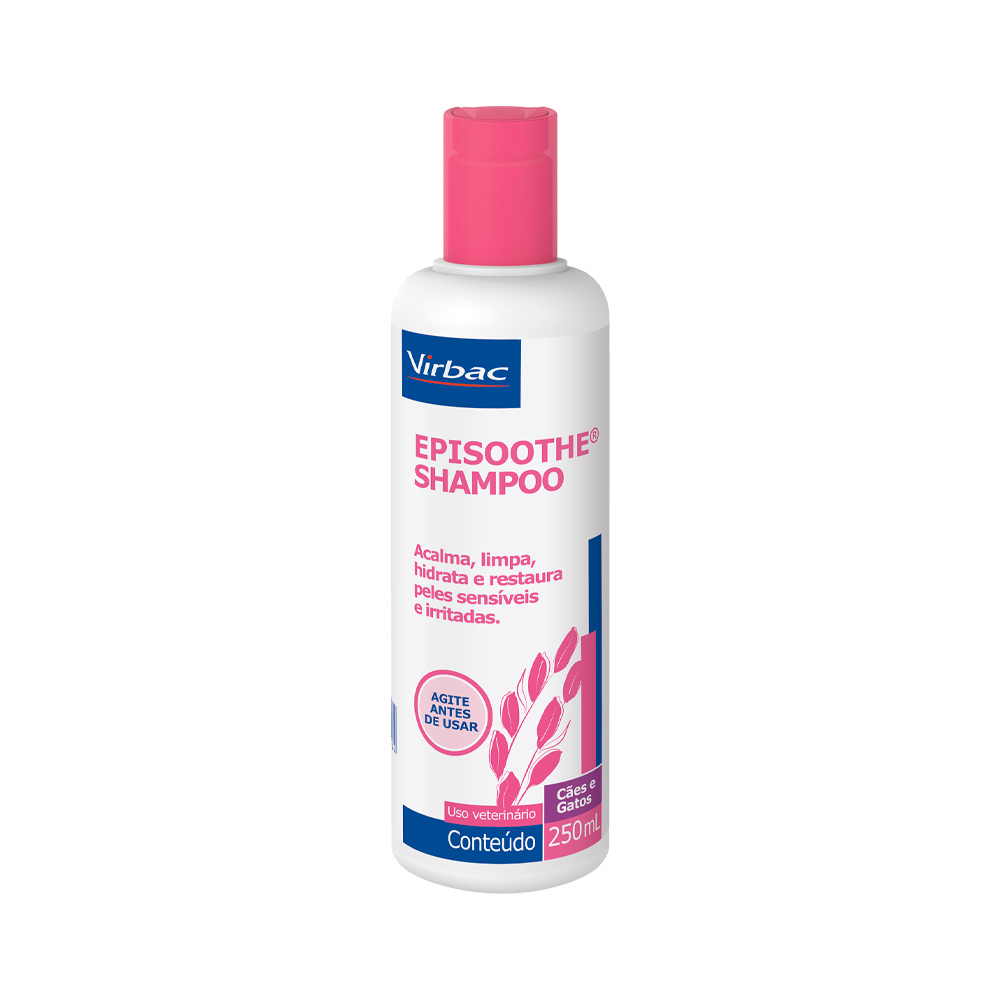 Shampoo Virbac Episoothe para Cães e Gatos