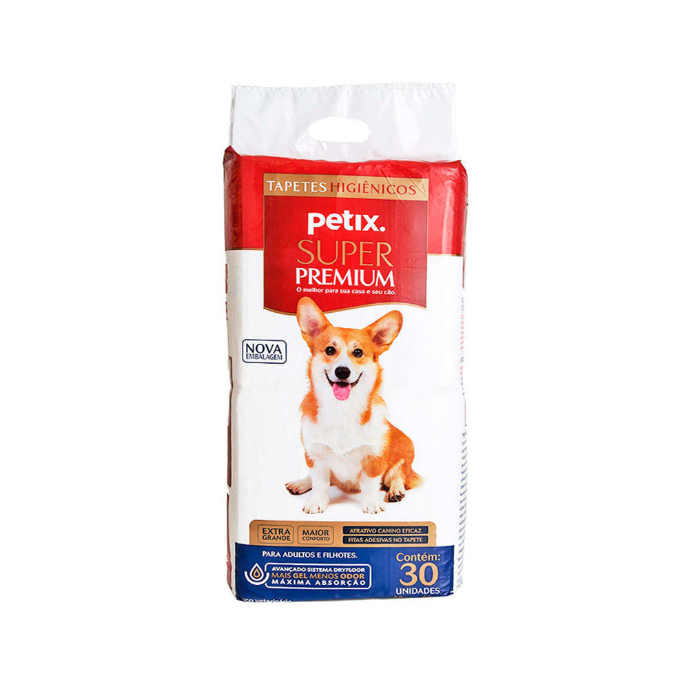 Tapete Higiênico para Cães Petix Super Premium 30 Unidades 90 x 60 cm