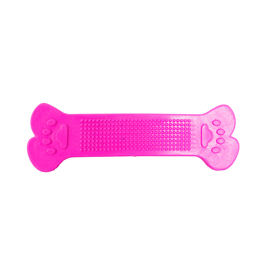 Brinquedo para Cães Furacão Pet Osso Topbone Borracha Rosa