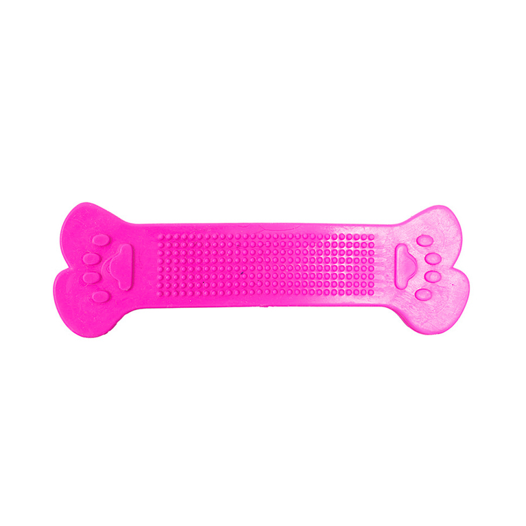 Brinquedo para Cães Furacão Pet Osso Topbone Borracha Rosa