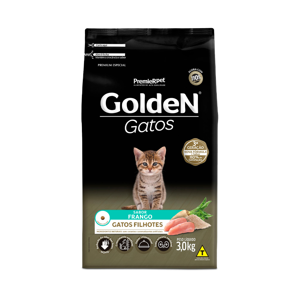 Ração Golden para Gatos Filhotes Sabor Frango