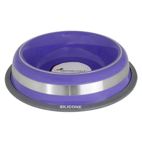 Comedouro Germanhart Inox Prestige Roxo para Cães e Gatos