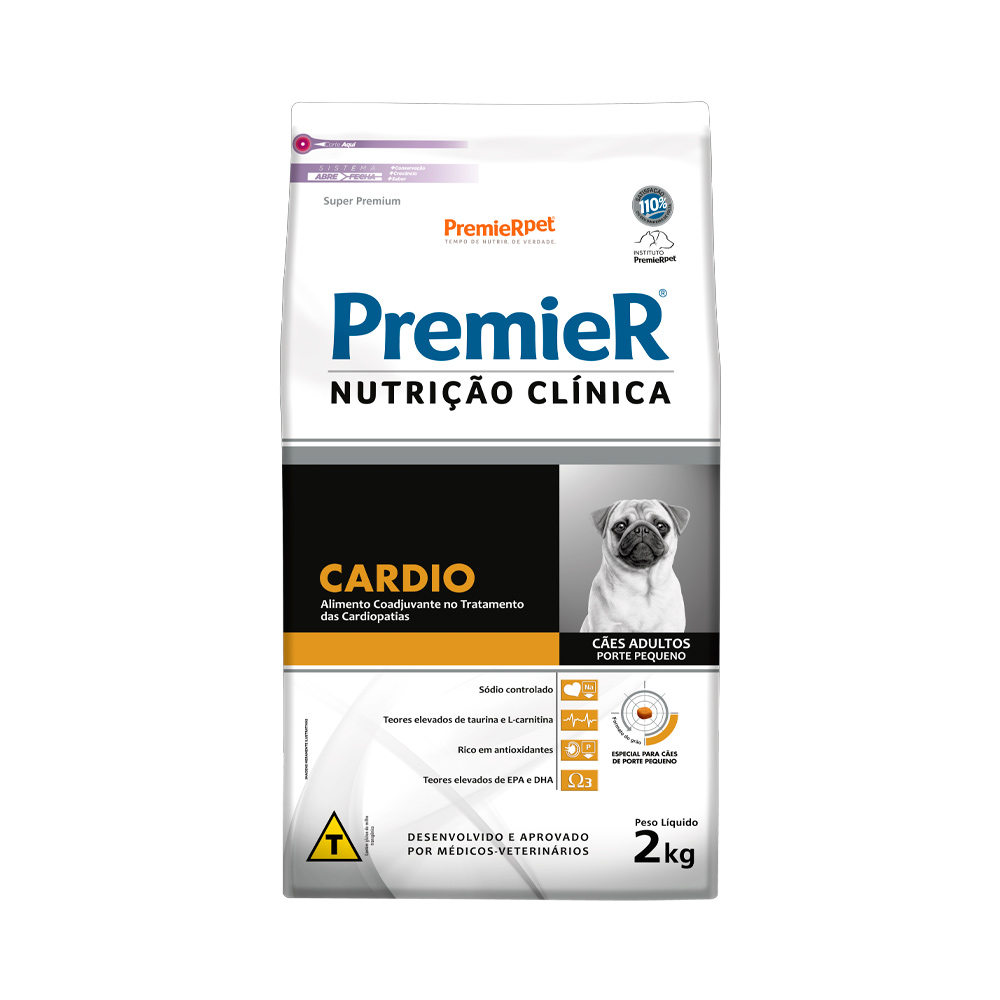 Ração PremieR Nutrição Clínica Cardio para Cães Adultos de Raças Pequenas