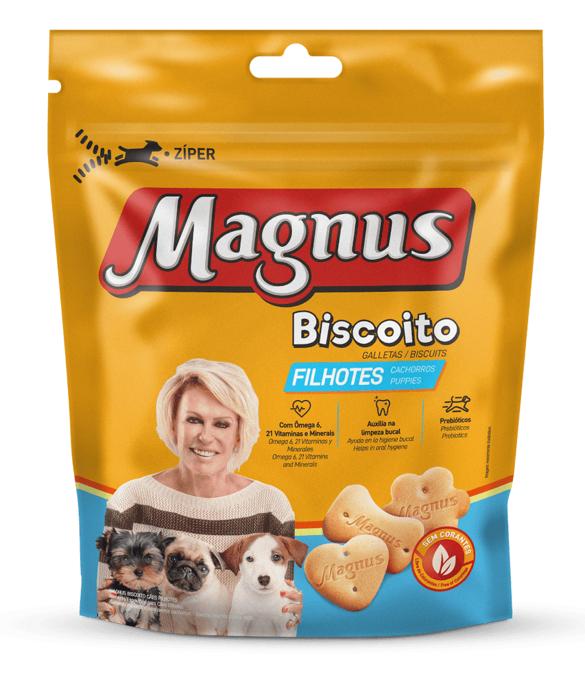 Biscoito Magnus Filhotes para Cães 200 g