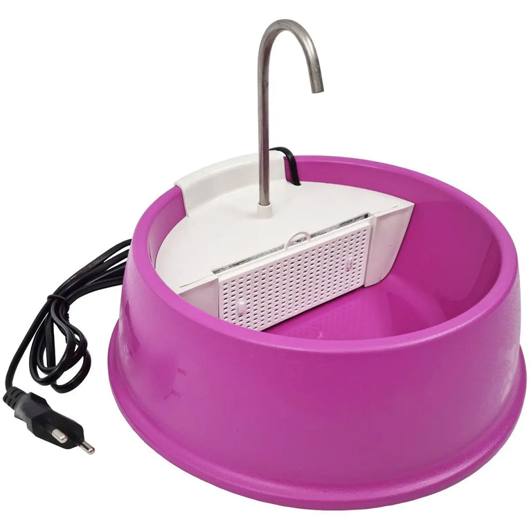 Fonte Furacão Pet Joy Bivolt para Cães e Gatos Rosa