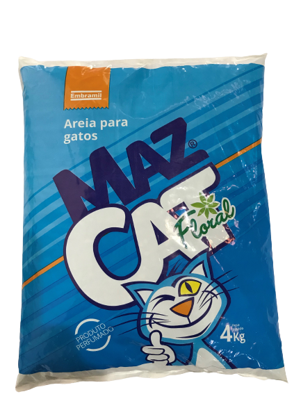 Areia Higiênica Maz Cat Floral Argila Esmectita para Gatos