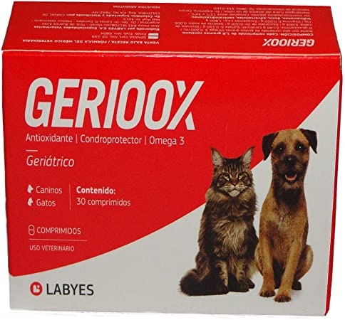 Suplemento Labyes Gerioox para Cães e Gatos 30 Comprimidos