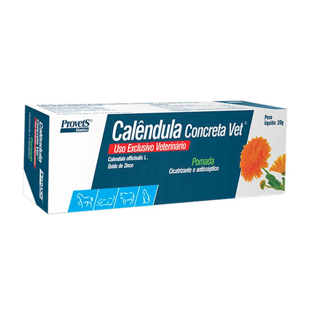 Pomada Provets Calêndula Concreta Vet 50 g