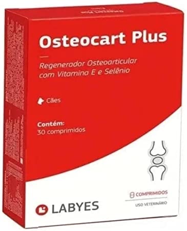 Suplemento Labyes Osteocart Plus para Cães 30 Comprimidos