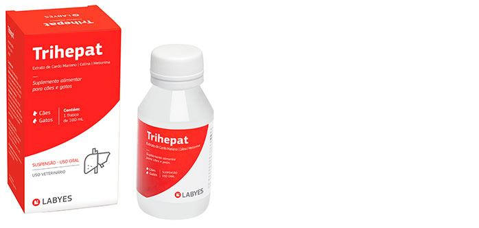 Suplemento Alimentar Trihepat para Cães e Gatos 100 mL