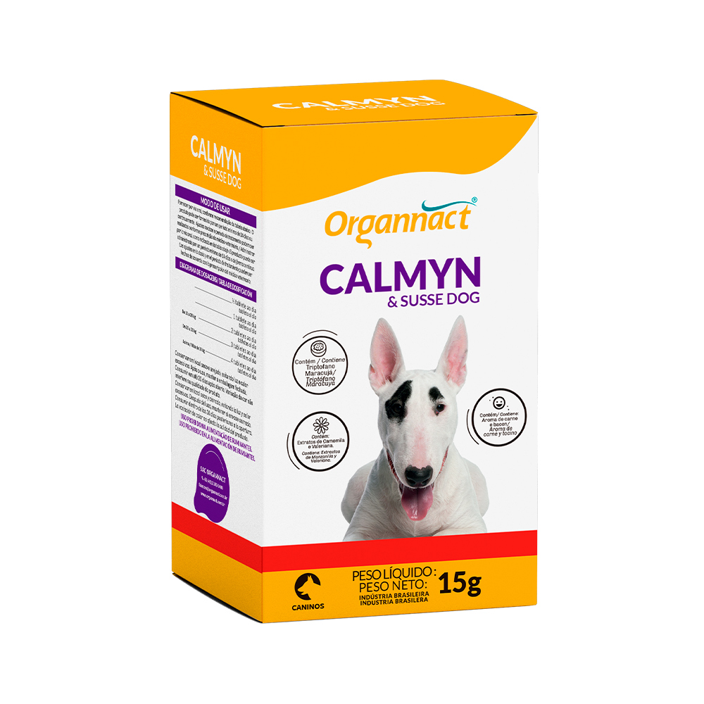 Suplemento Organnact Calmyn & Susse para Cães 15 g