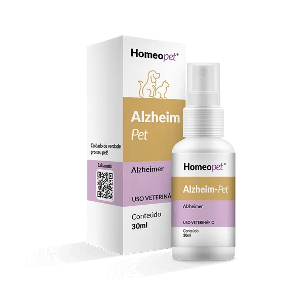 Sistema de Terapia Real H HomeoPet Alzheim para Cães e Gatos 30 mL