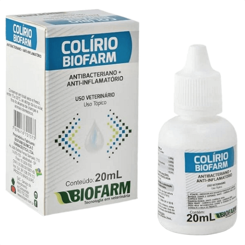 Colírio Biofarm para Cães e Gatos 20 mL