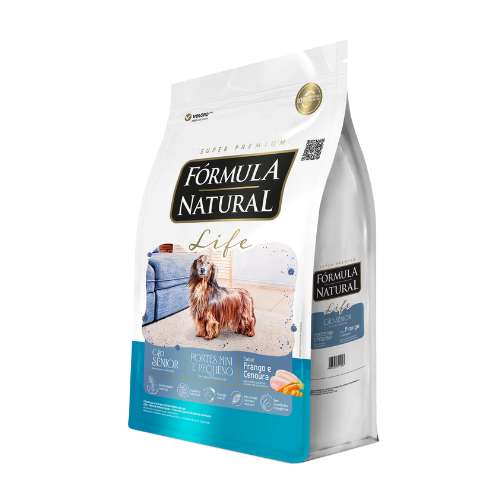 Ração Fórmula Natural Life para Cães Sênior de Porte Mini e Pequeno Sabor Frango